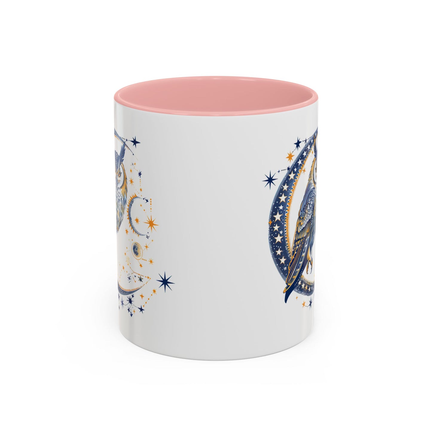 Celestial Owl Coffee Mug | Starry Night Mug, Astrology Gift, Owl Lover Cup, Unique Drinking Vessel, Enchanted Home Decor