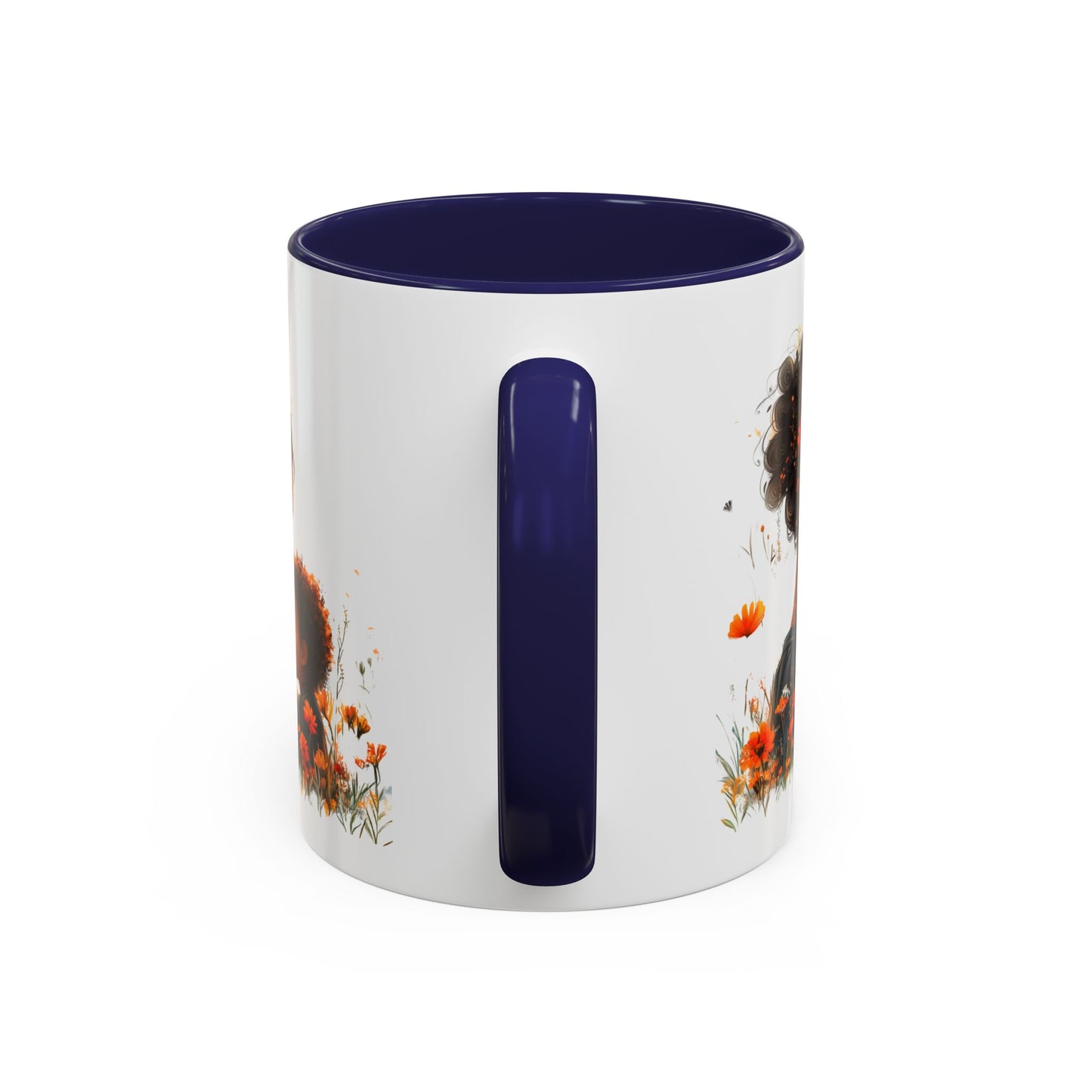 Floral Mom and Child Coffee Mug - Perfect Gift for Mother's Day, Family Moments, Tea Lover, Floral Decor, Kitchenware