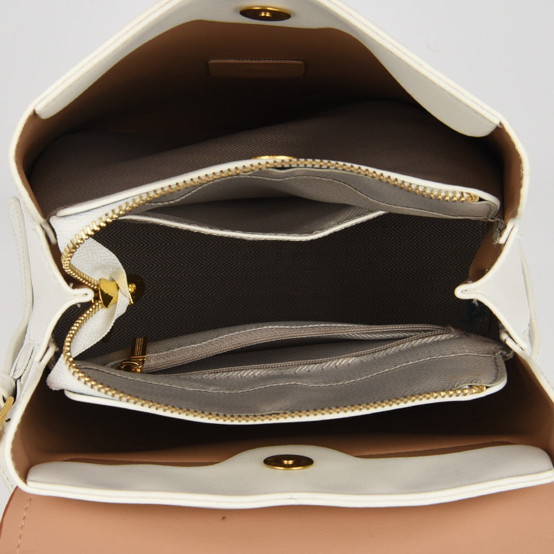 New Women's Cowhide Versatile Fashion Backpack