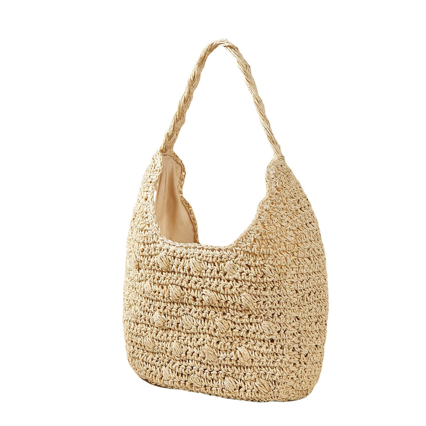 New Sen Straw Woven Bag Fashion Handheld Girl