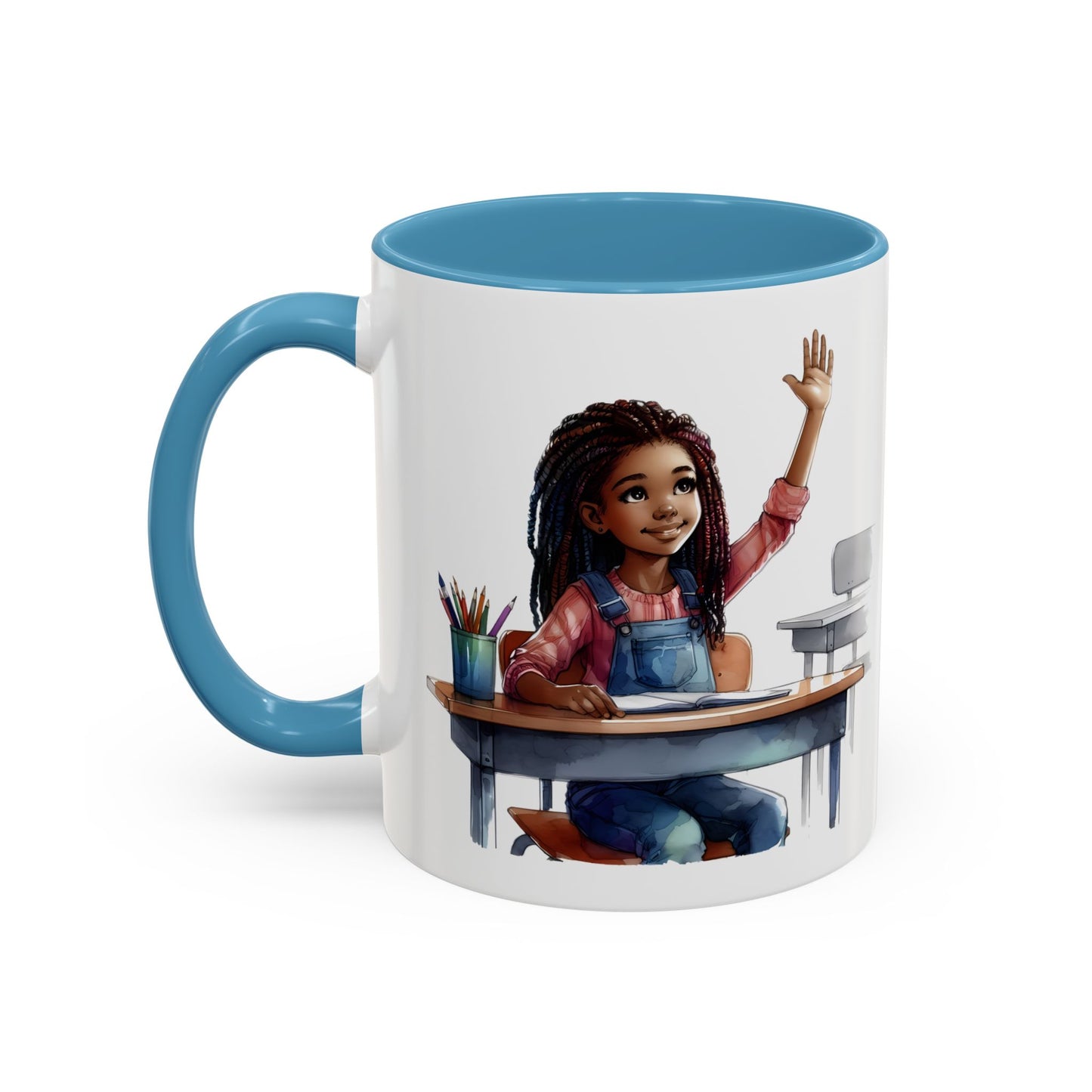 Cheerful Kids' Coffee Mug, Classroom Theme, Back to School Gift, Teacher Appreciation, Personalized Drinkware, Cute Art for Kids