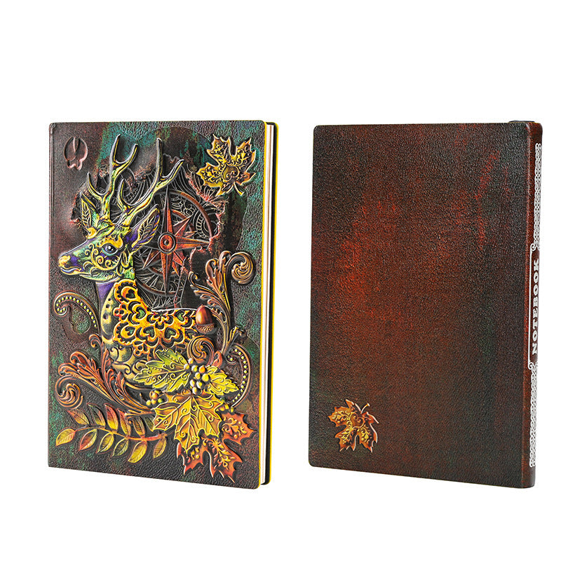 European-style Embossed Retro Notebook A5