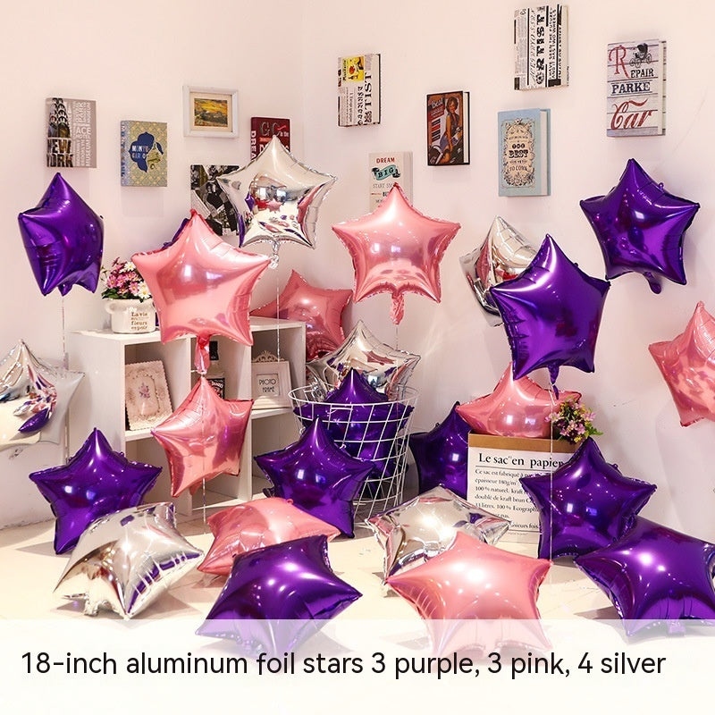 Heart-shaped Aluminum Balloon 520 Wedding Room Decoration Birthday Party