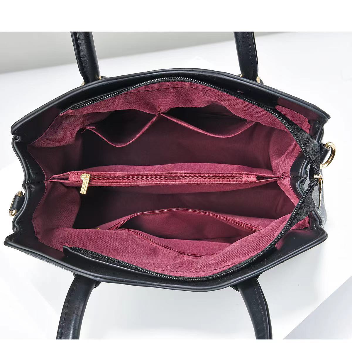 Elegant Letter Large Capacity Shoulder Crossbody Portable Tote Bag Store Hive UNIjuntos