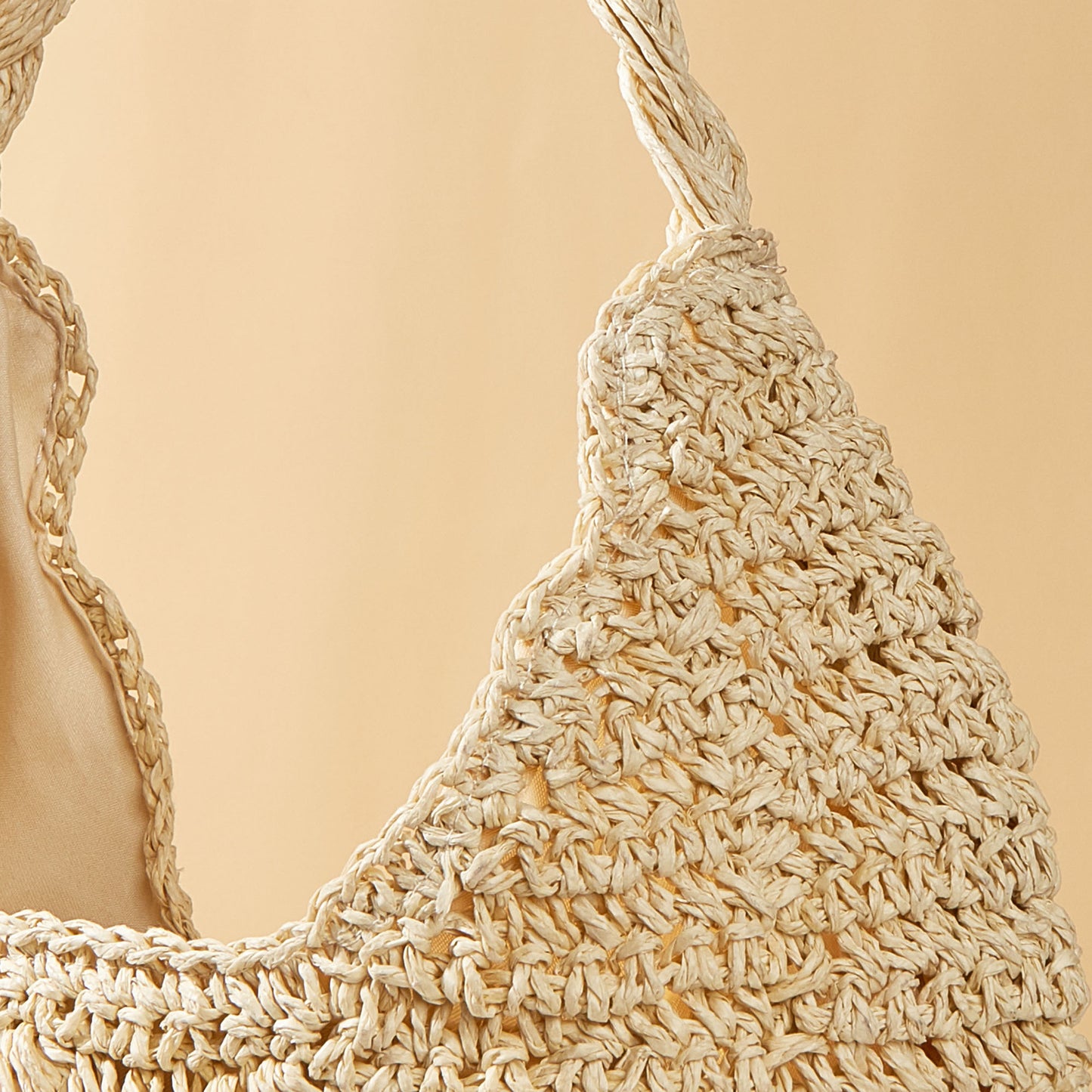 New Sen Straw Woven Bag Fashion Handheld Girl