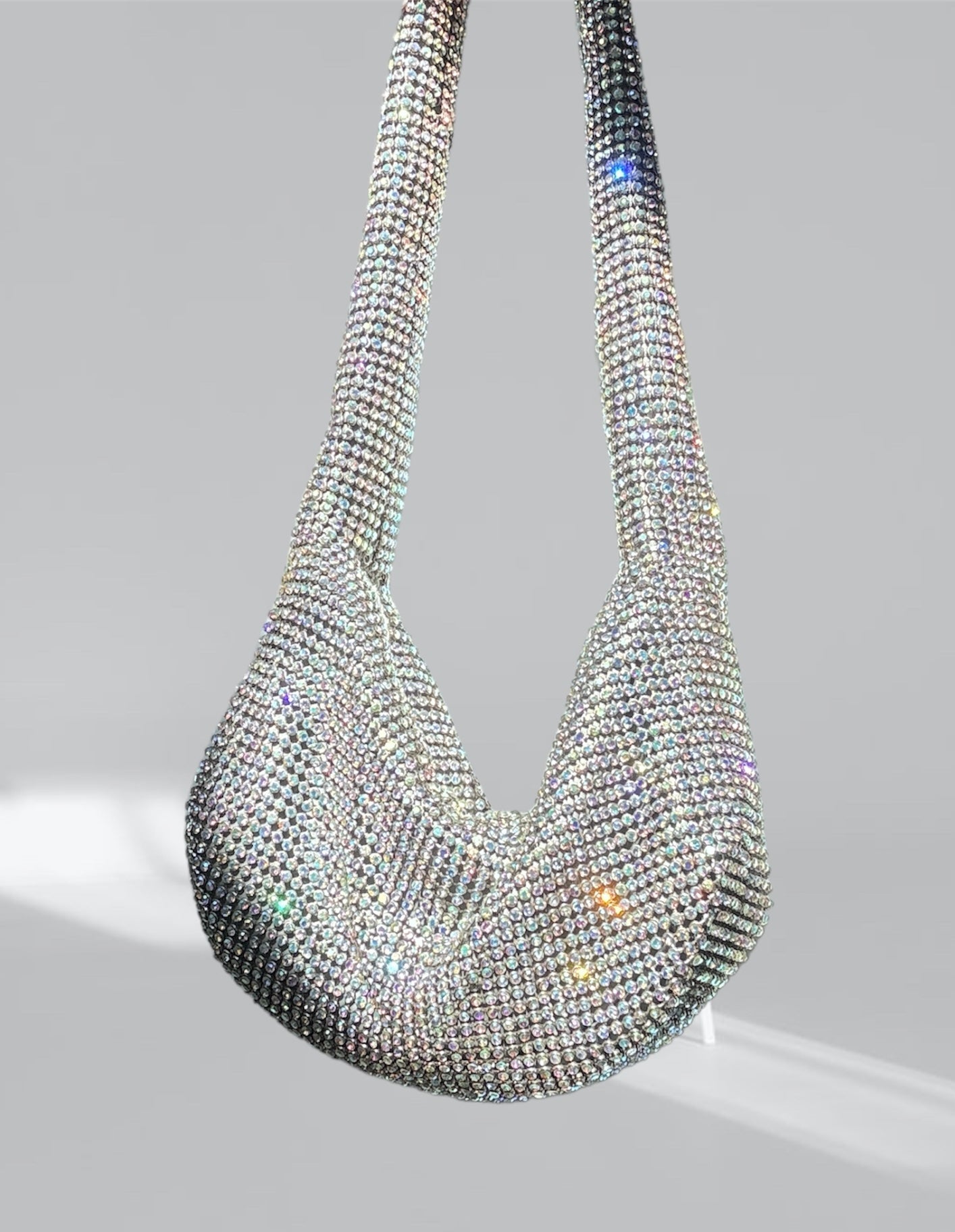 Rhinestone Mini Shoulder Bag-0
