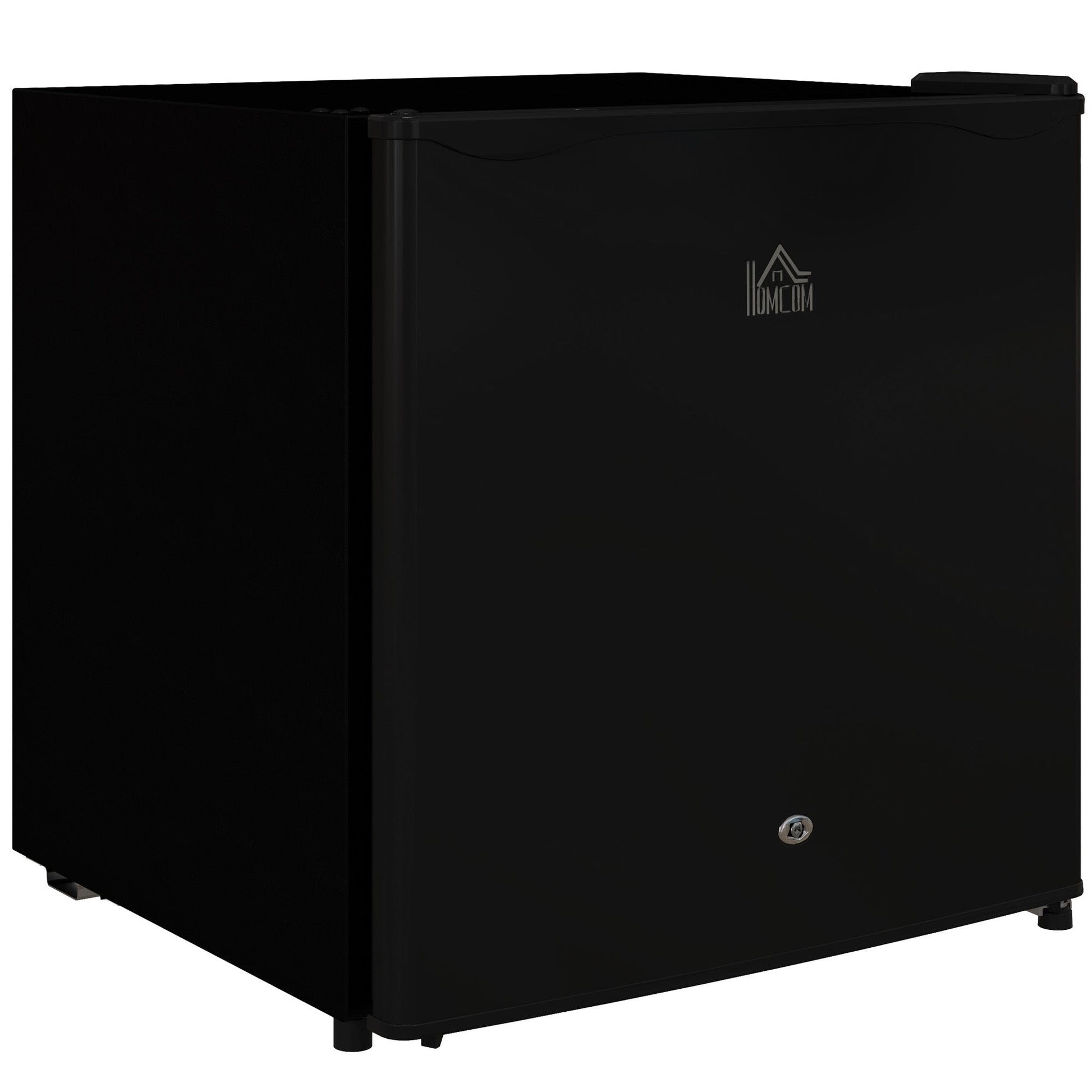 46 Litre Lockable Countertop Fridge - Black-0