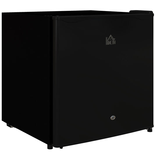46 Litre Lockable Countertop Fridge - Black-0