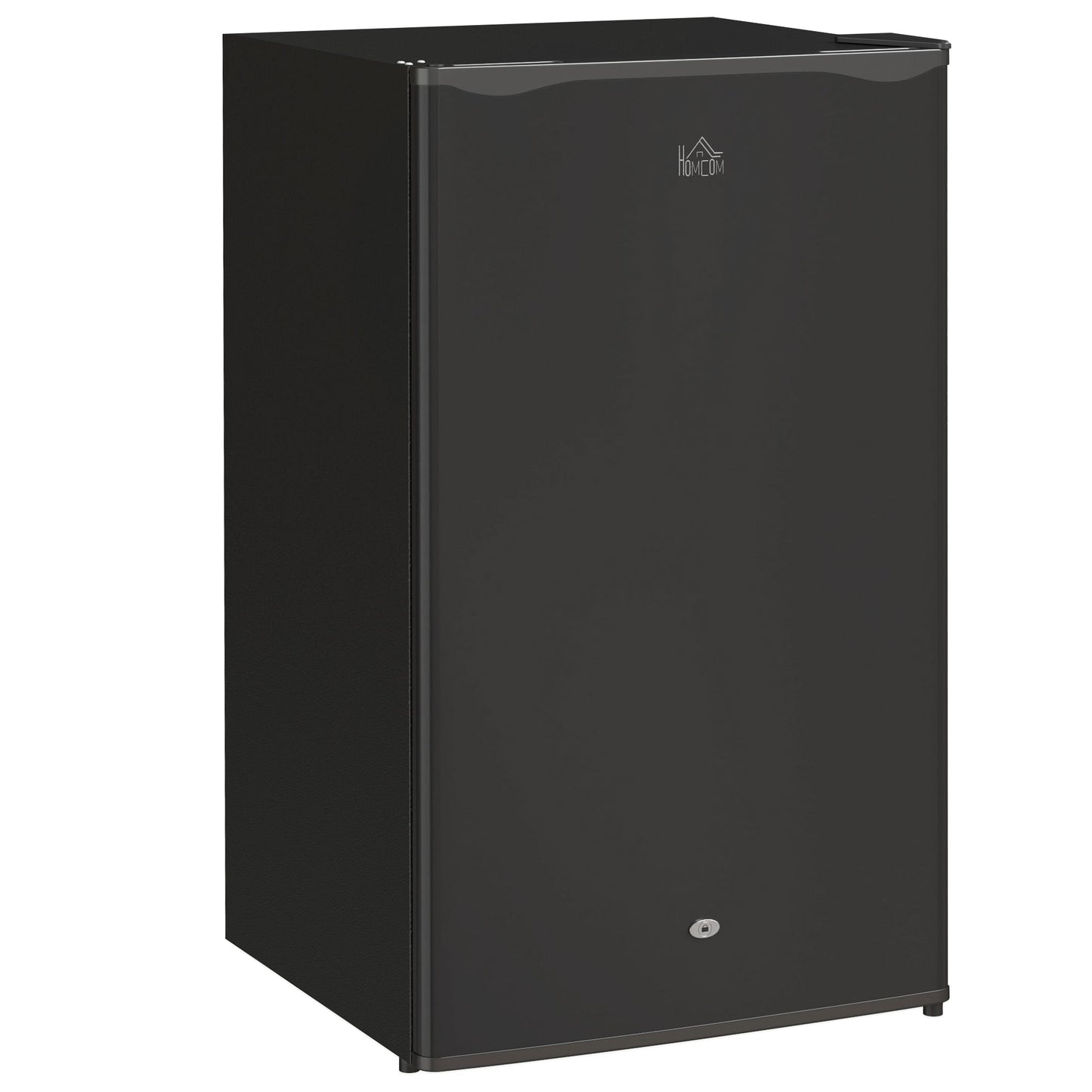 91L Freestanding Under-Counter Fridge with Lock - Black-0