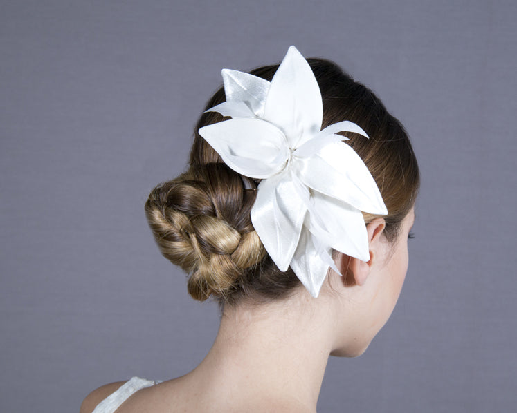 Cream Wedding Fascinator-0