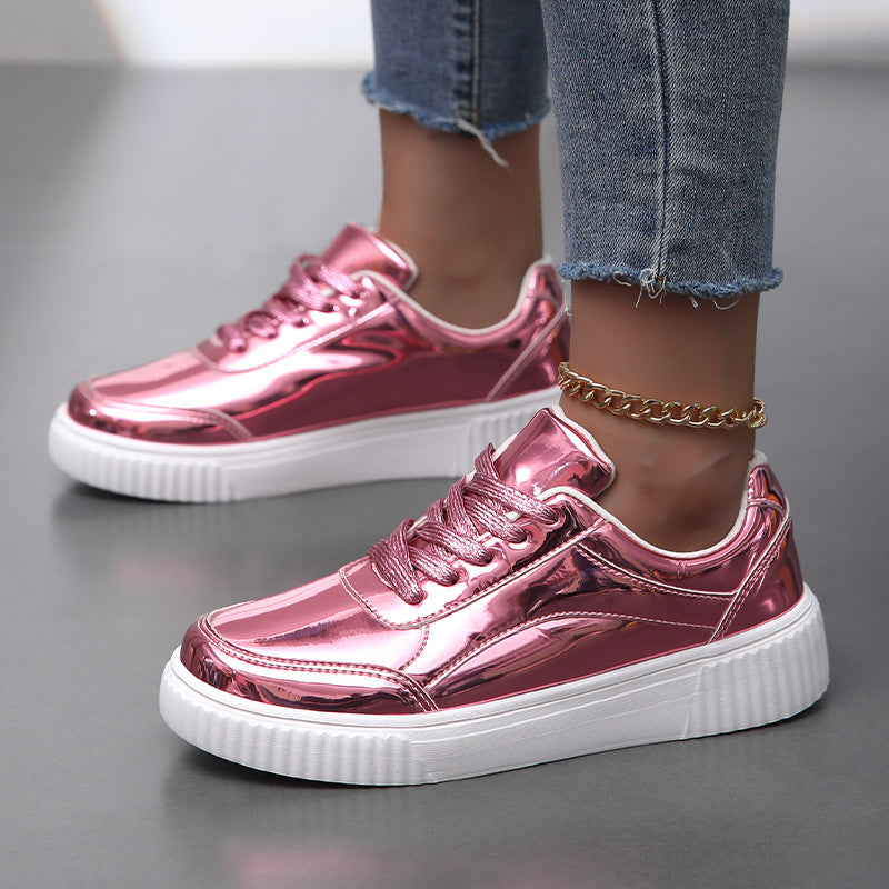 Thick-soled Sequins Fashion Sneaker