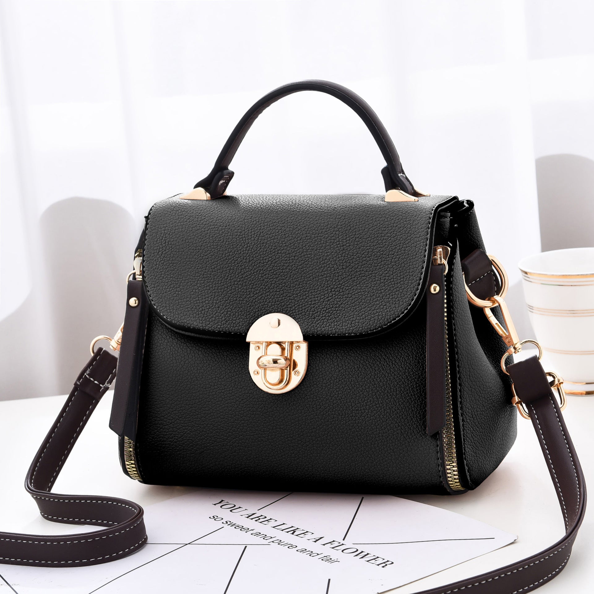 Sac à bandoulière de mode européenne et américaine, sac à bandoulière portable JFA UNIjuntos Entreprise