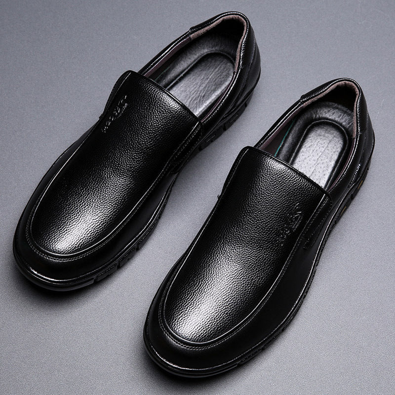 Leather Shoes Men's Autumn And Winter Business Leisure