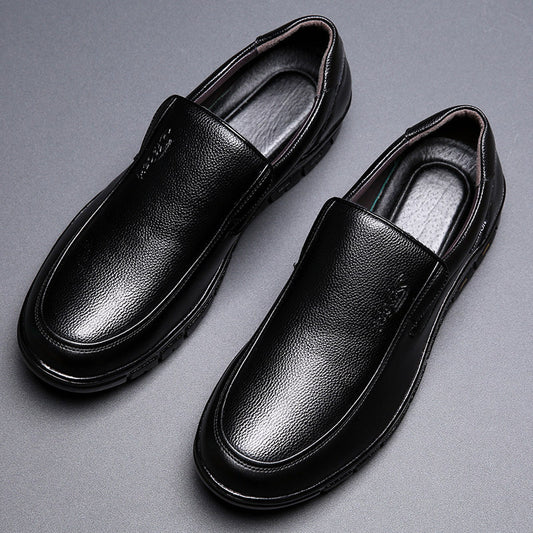 Leather Shoes Men's Autumn And Winter Business Leisure