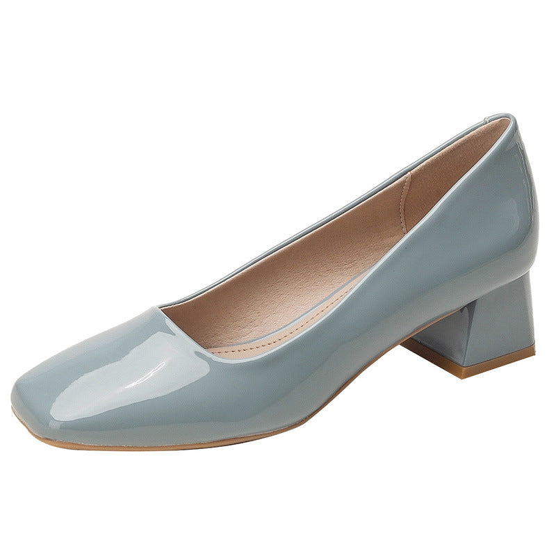 Lady Chunky Talons hauts Orteil Carré Doux Mary Jane Talons Hauts Store Hive UNIjuntos