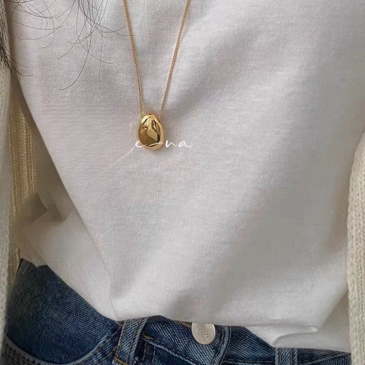 Water Drop Pendant Necklace Sweater Chain