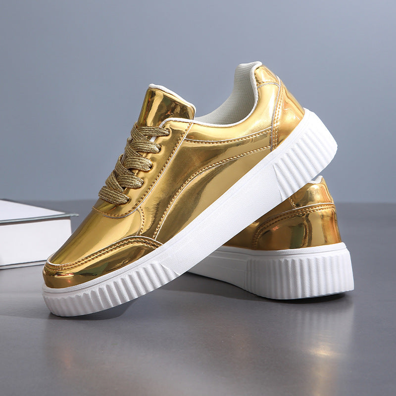 Thick-soled Sequins Fashion Sneaker