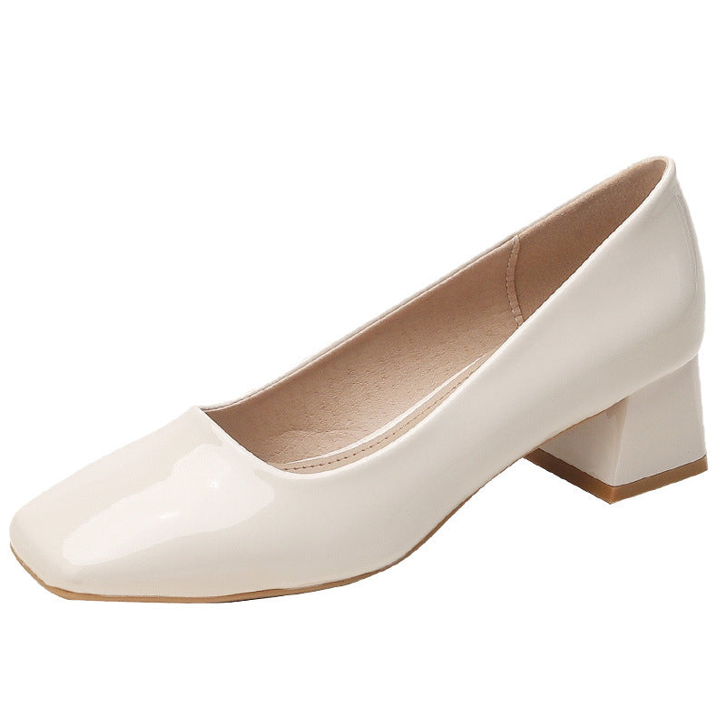 Lady Chunky Talons hauts Orteil Carré Doux Mary Jane Talons Hauts Store Hive UNIjuntos