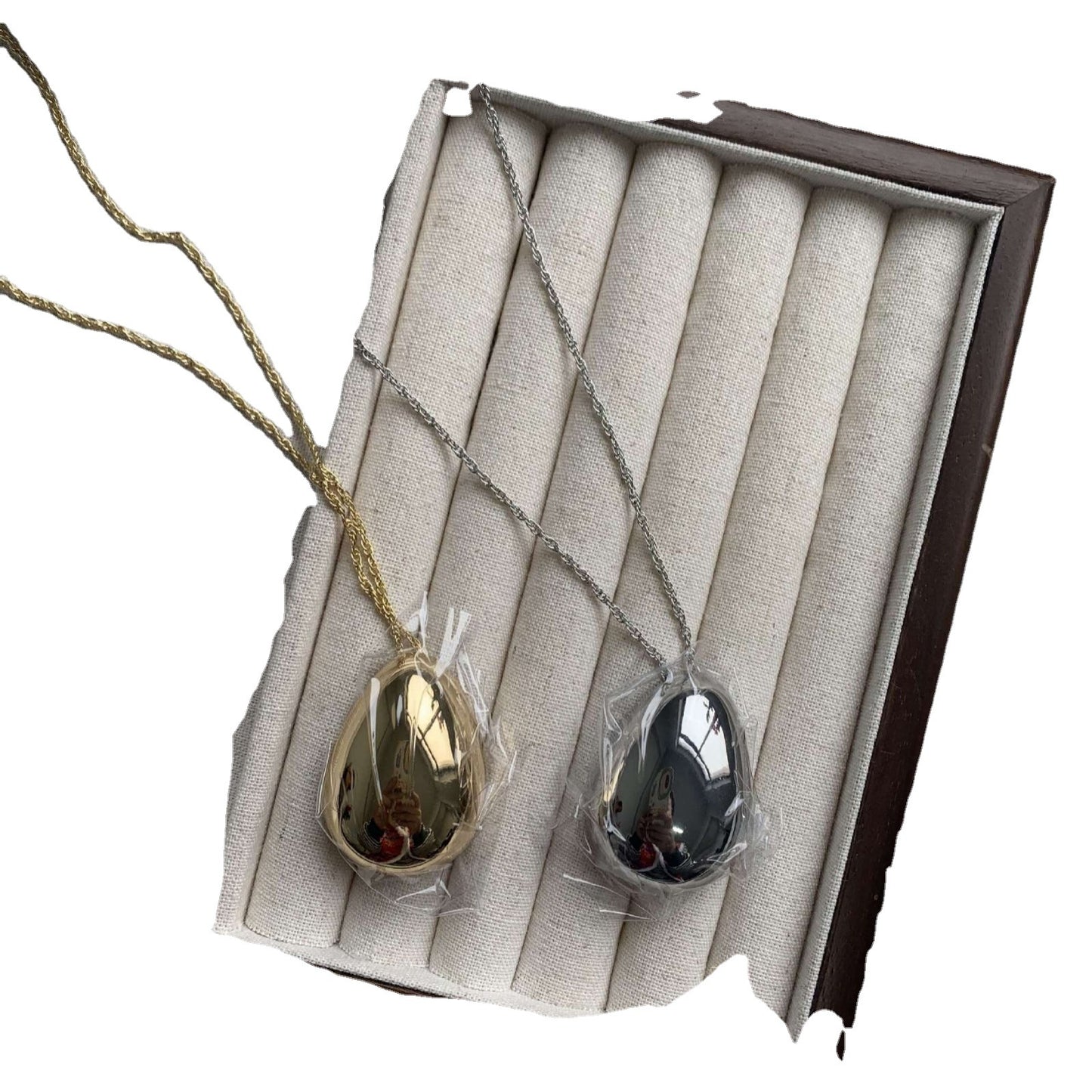 Water Drop Pendant Necklace Sweater Chain