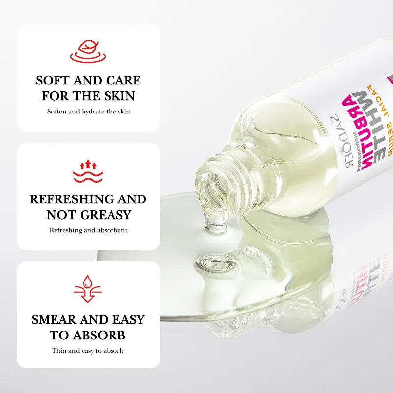 Sérum éclaircissant à l'arbutine pour le visage, hydratant, éclaircissant, raffermissant, essence qualifiée ale, soins de la peau, 3 pièces Hive JFA & TA Store