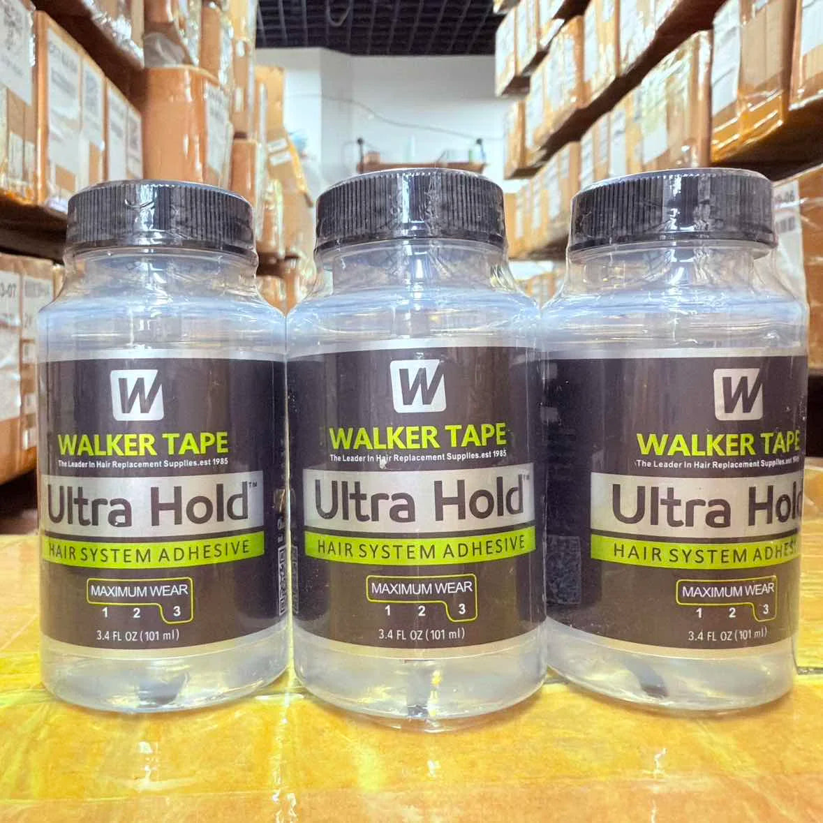 Walker Tape-Colle pour cheveux en dentelle ultra résistante à l'eau, super arina, toupet ultraviolet, fermeture, 3.4oz, 101ml Hive JFA & TA Store