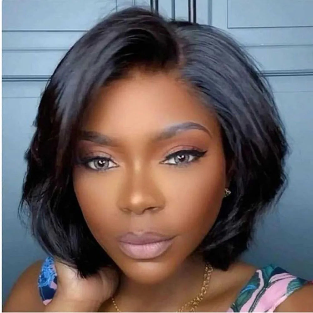 Perruque coupe lutin dentelle transparente perruques de cheveux humains pour les femmes droite courte Bob perruque 13X4 perruque de dentelle Prepluck brésilien Remy cheveux perruques Hive JFA & TA Store