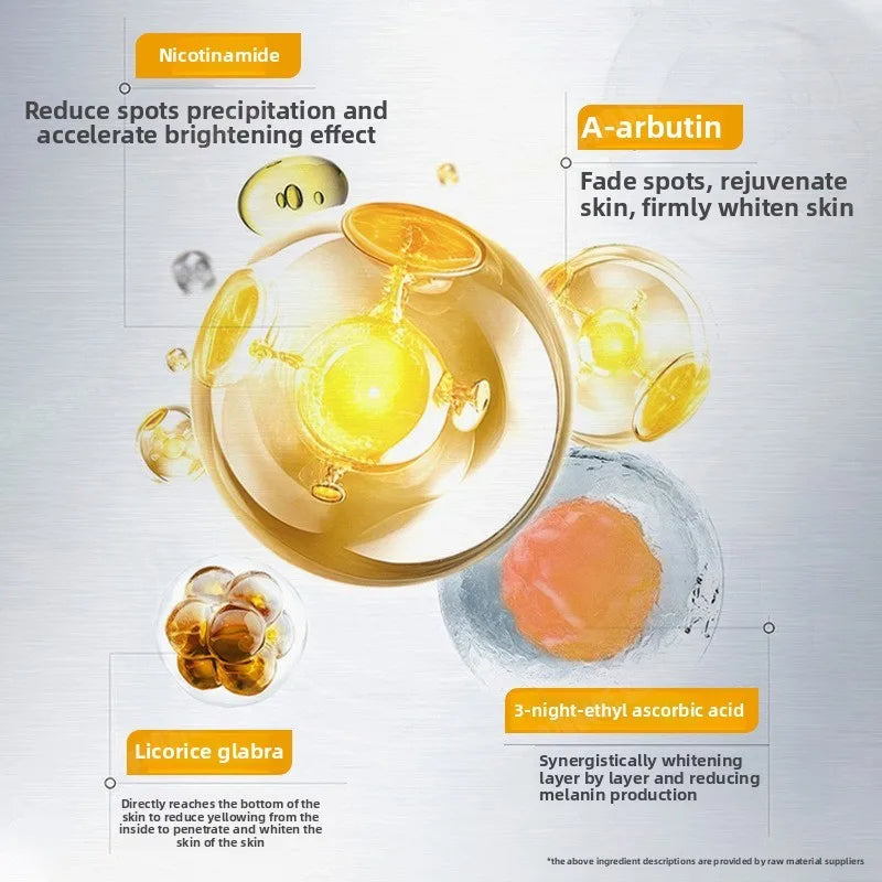 Sérum blanchissant pour taches de rousseur, Niacinamide, correcteur des taches foncées, élimine les taches foncées, melasma, hydratant, éclaircissant, huile pour la peau du visage Hive JFA & TA Store