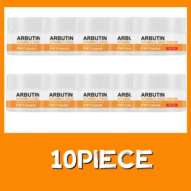 Crème blanchissante pour taches de rousseur à la vitamine C, élimine les taches foncées, mélasma, Niacinamide, éclaircit la mélanine, Anti-âge, éclaircit les produits de soins pour la peau Hive JFA & TA Store