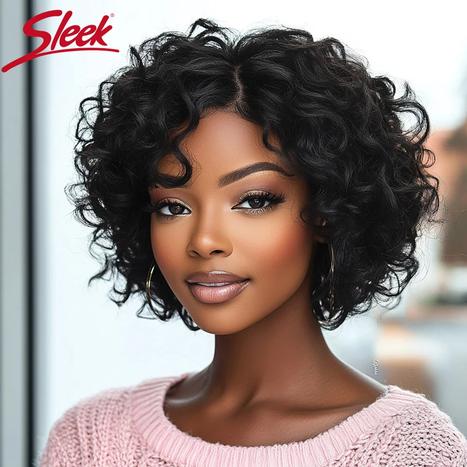 Perruques de cheveux humains Bodywave élégantes pour femmes perruques de dentelle coupe courte Pixie 100% perruques de dentelle de vague de corps brésilienne réelle avec des cheveux de bébé Hive JFA & TA Store