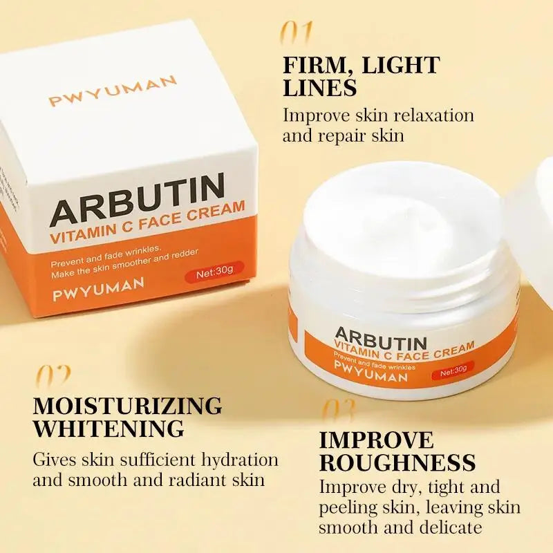 Crème blanchissante pour taches de rousseur à la vitamine C, élimine les taches foncées, mélasma, Niacinamide, éclaircit la mélanine, Anti-âge, éclaircit les produits de soins pour la peau Hive JFA & TA Store