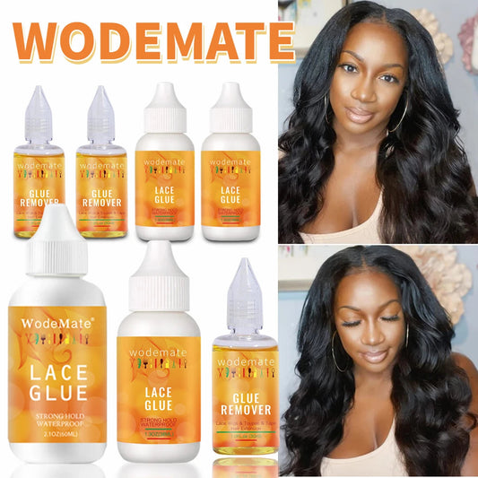 Wodemate – colle perruque lace frontal colle a perruque adhésifs colle perruque colle pour perruque Lace Front Wig, imperméable, adhésive, forte tenue, pour toupet, postiche, vente en gros Hive JFA & TA Store