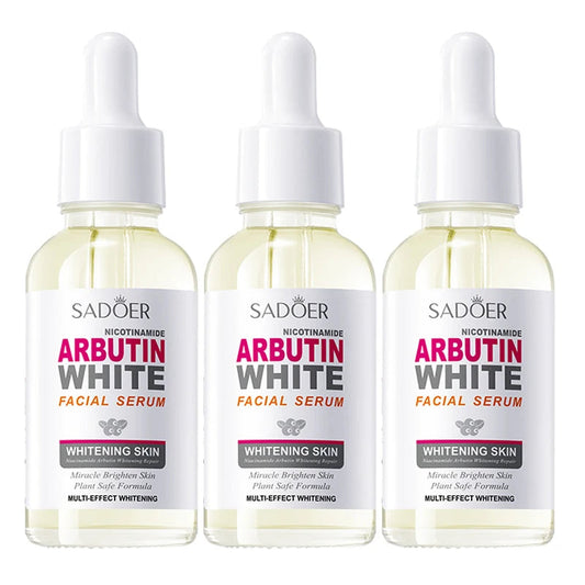 Sérum éclaircissant à l'arbutine pour le visage, hydratant, éclaircissant, raffermissant, essence qualifiée ale, soins de la peau, 3 pièces Hive JFA & TA Store
