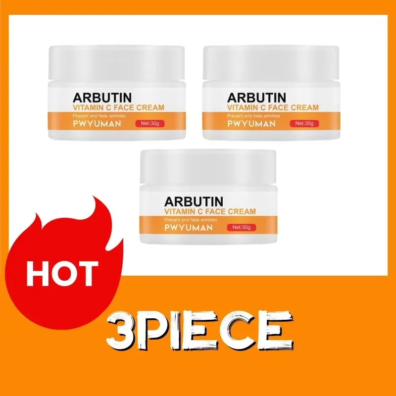 Crème blanchissante pour taches de rousseur à la vitamine C, élimine les taches foncées, mélasma, Niacinamide, éclaircit la mélanine, Anti-âge, éclaircit les produits de soins pour la peau Hive JFA & TA Store