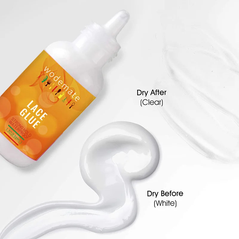 Wodemate – colle perruque lace frontal colle a perruque adhésifs colle perruque colle pour perruque Lace Front Wig, imperméable, adhésive, forte tenue, pour toupet, postiche, vente en gros Hive JFA & TA Store