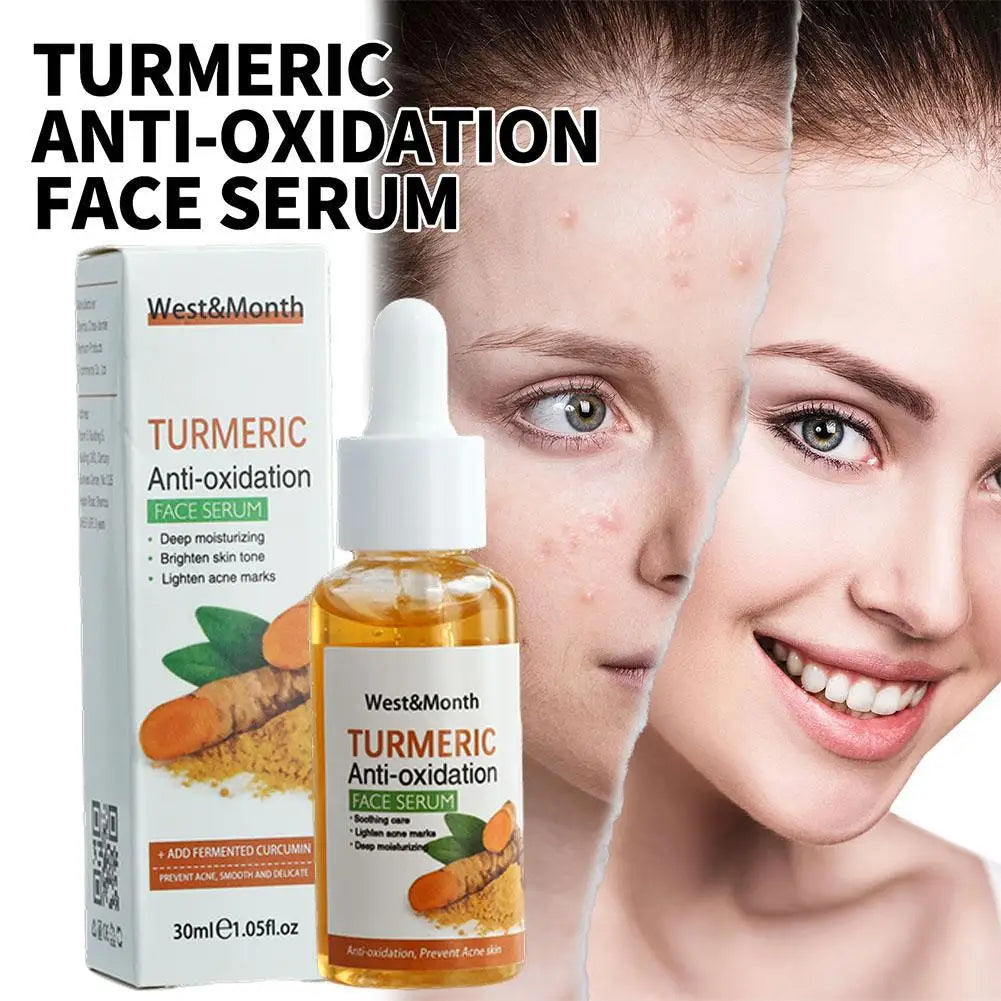 Sérum blanchissant pour le visage au curcuma, anti-d'effets, ration des taches foncées, éclaircissant pour le visage, huile de curcuma Regina Hive JFA & TA Store
