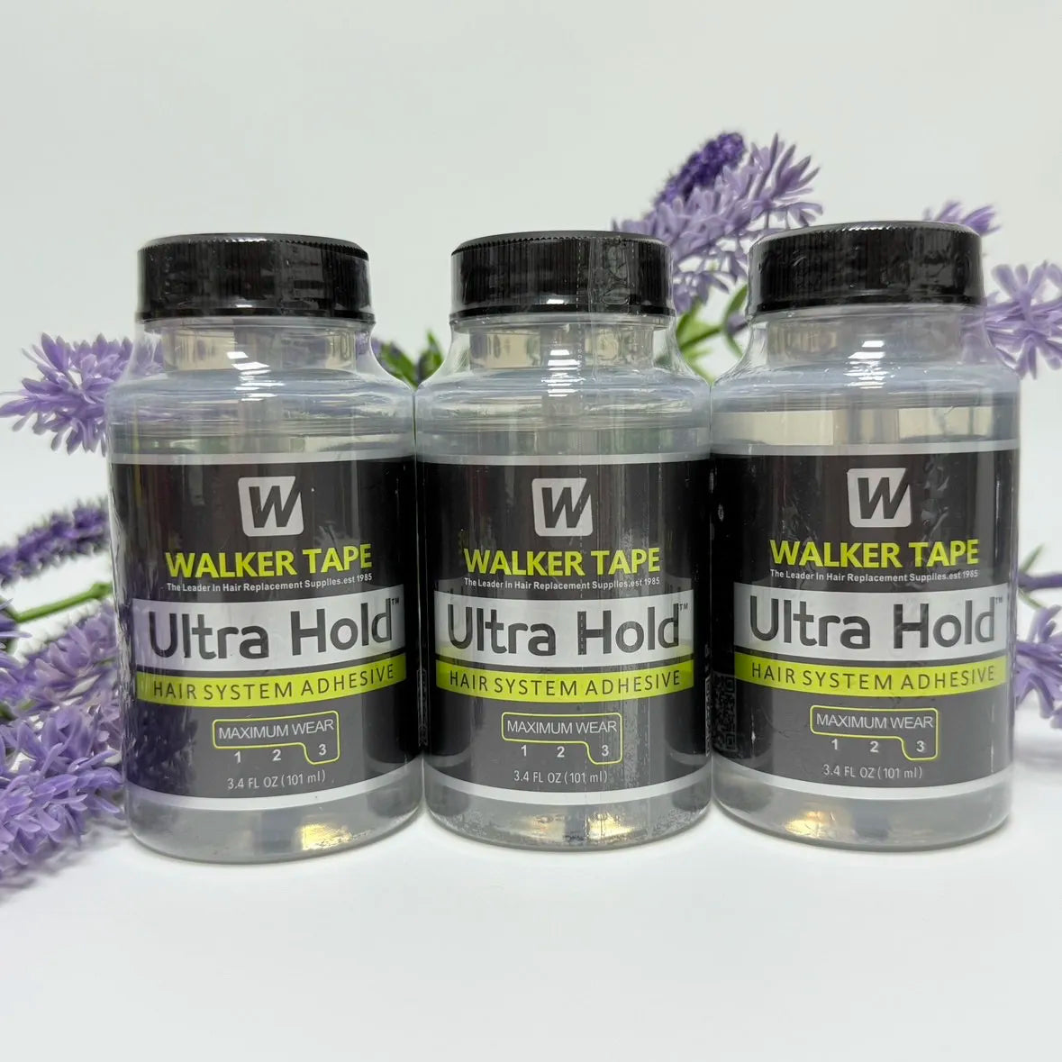 Walker Tape-Colle pour cheveux en dentelle ultra résistante à l'eau, super arina, toupet ultraviolet, fermeture, 3.4oz, 101ml Hive JFA & TA Store