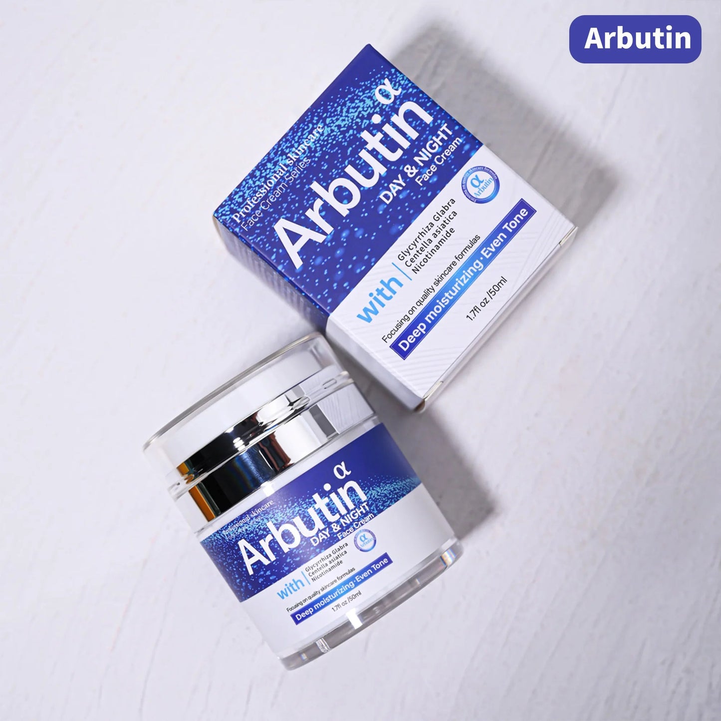 Crème blanchissante pour le visage à l'arbutine, Nicotinamide, réglisse glabre, Essence végétale, nourrit, hydrate et éclaircit la peau Hive JFA & TA Store