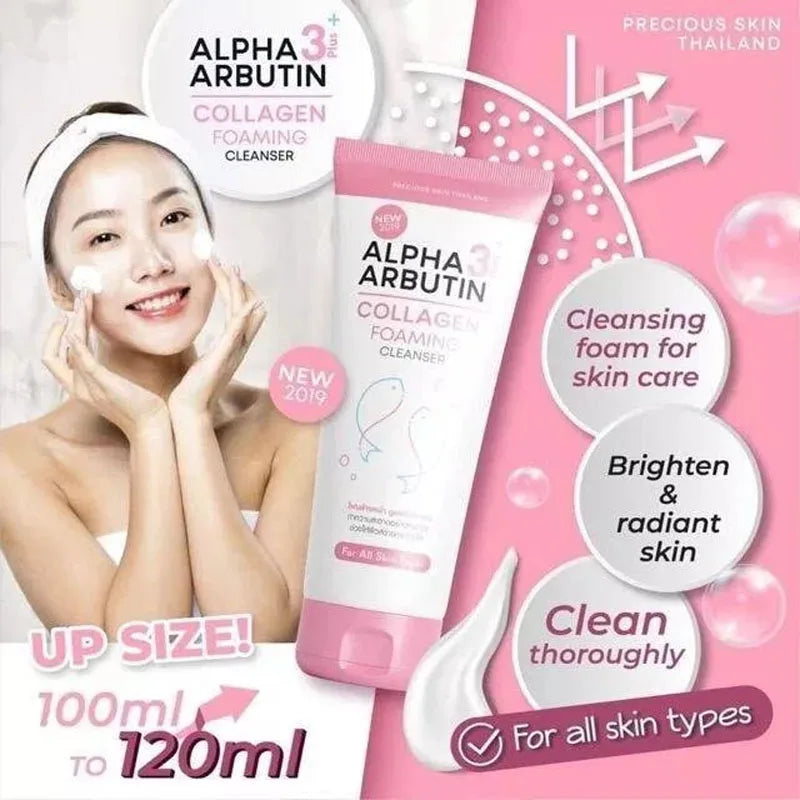 Thai Alpha Arbutin 3 Plus collagène blanc profond Lotion pour le corps sérum éclaircissant pour la peau éclaircir réduire les taches foncées mélanine cicatrices d'acné Hive JFA & TA Store