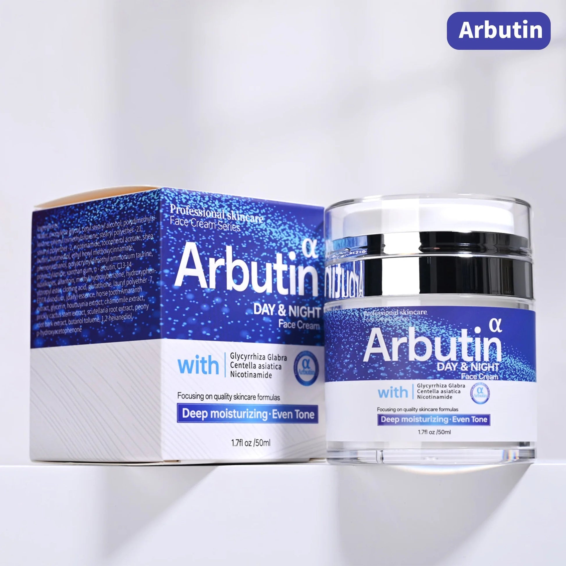 Crème blanchissante pour le visage à l'arbutine, Nicotinamide, réglisse glabre, Essence végétale, nourrit, hydrate et éclaircit la peau Hive JFA & TA Store