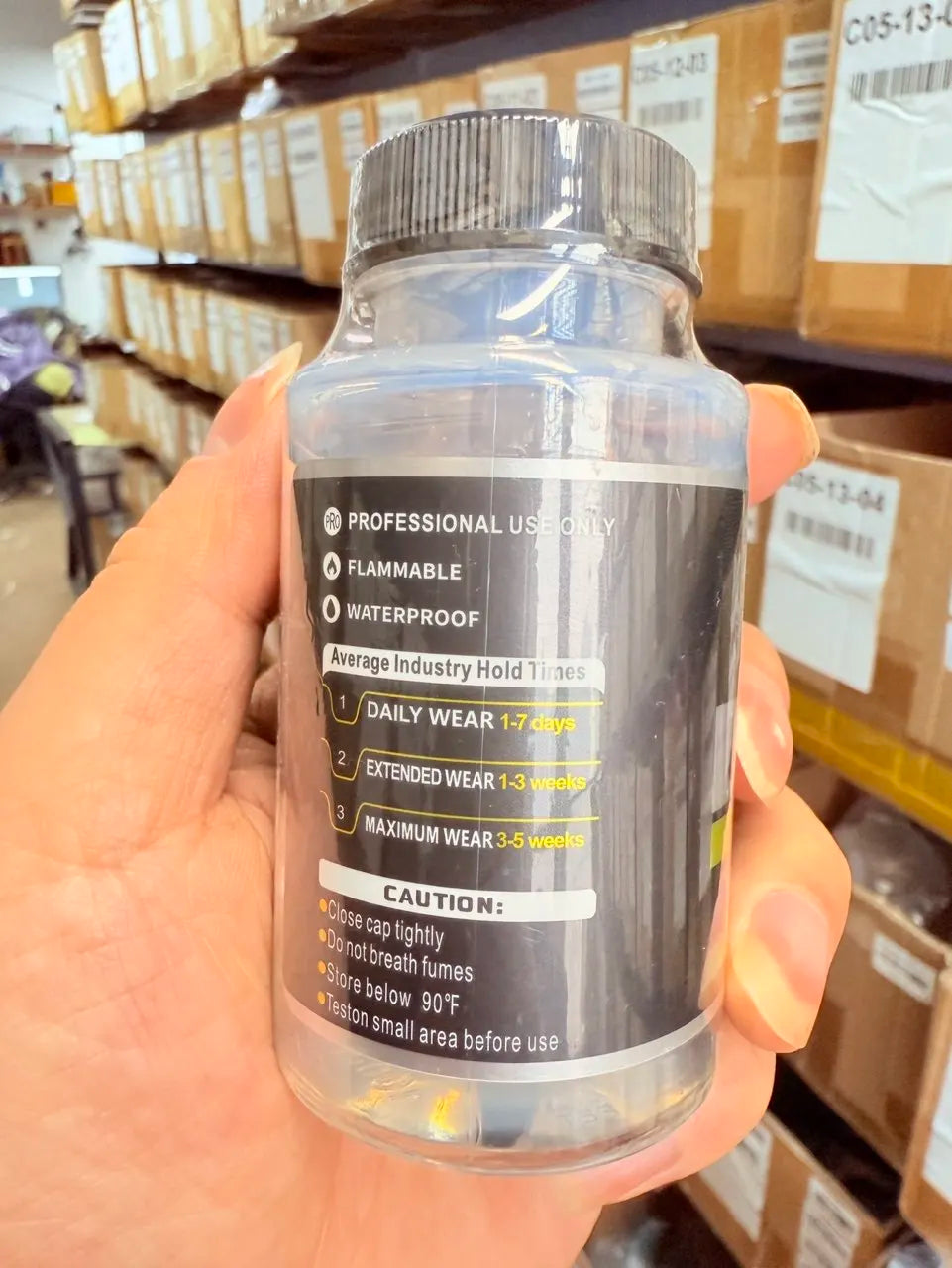 Walker Tape-Colle pour cheveux en dentelle ultra résistante à l'eau, super arina, toupet ultraviolet, fermeture, 3.4oz, 101ml Hive JFA & TA Store