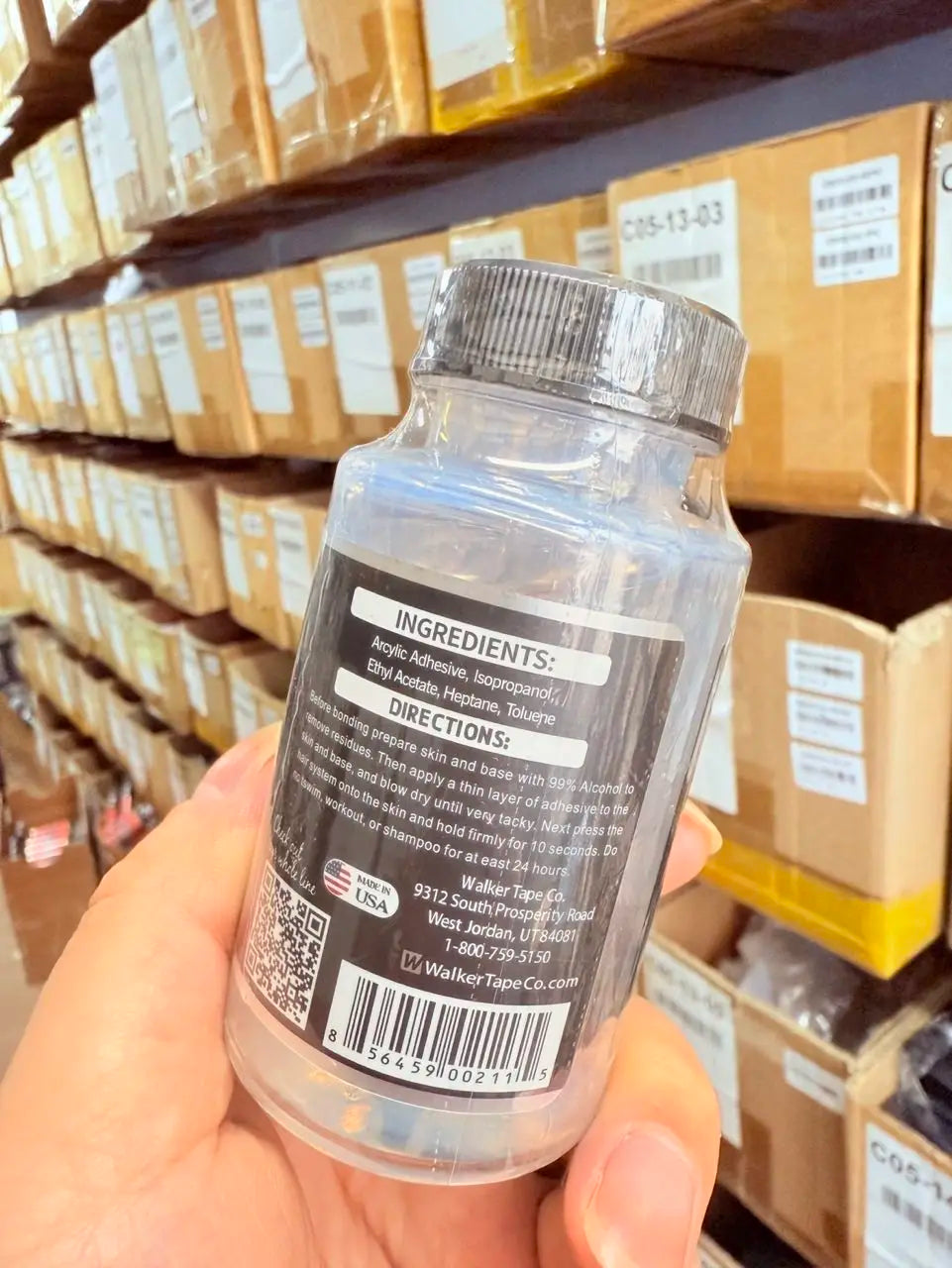 Walker Tape-Colle pour cheveux en dentelle ultra résistante à l'eau, super arina, toupet ultraviolet, fermeture, 3.4oz, 101ml Hive JFA & TA Store