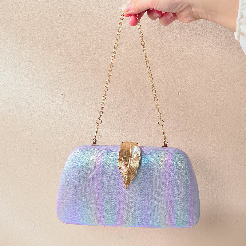 Leaves Dinner Bag Girls Disassembly Chain Phone Bag