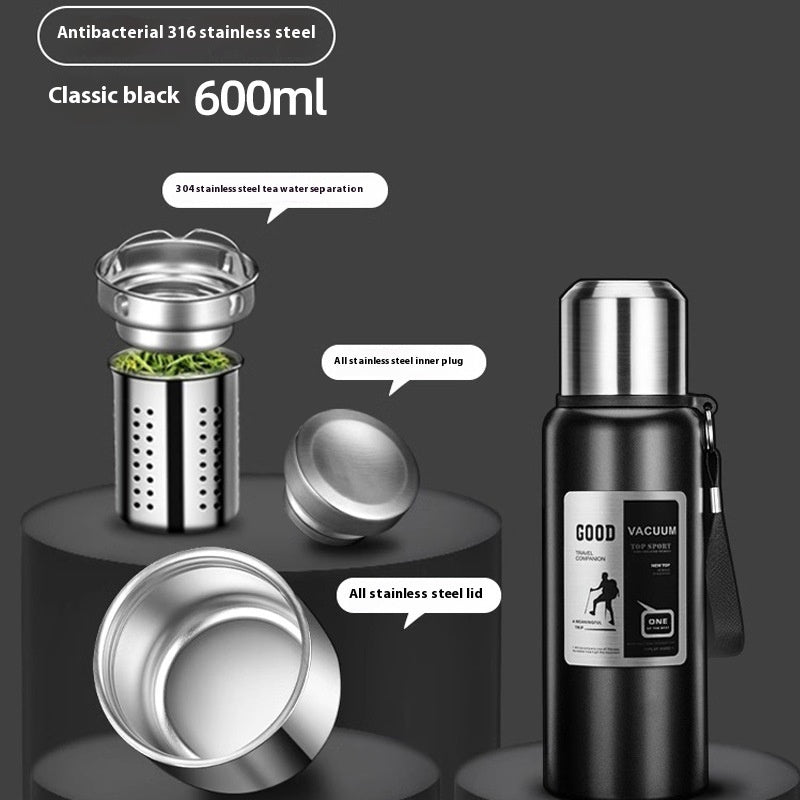 316 Stainless Steel Liner Vacuum All-steel Thermal Pot