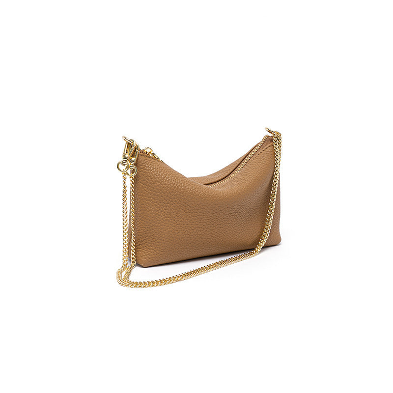 New First Layer Lychee Pattern Bag For Women