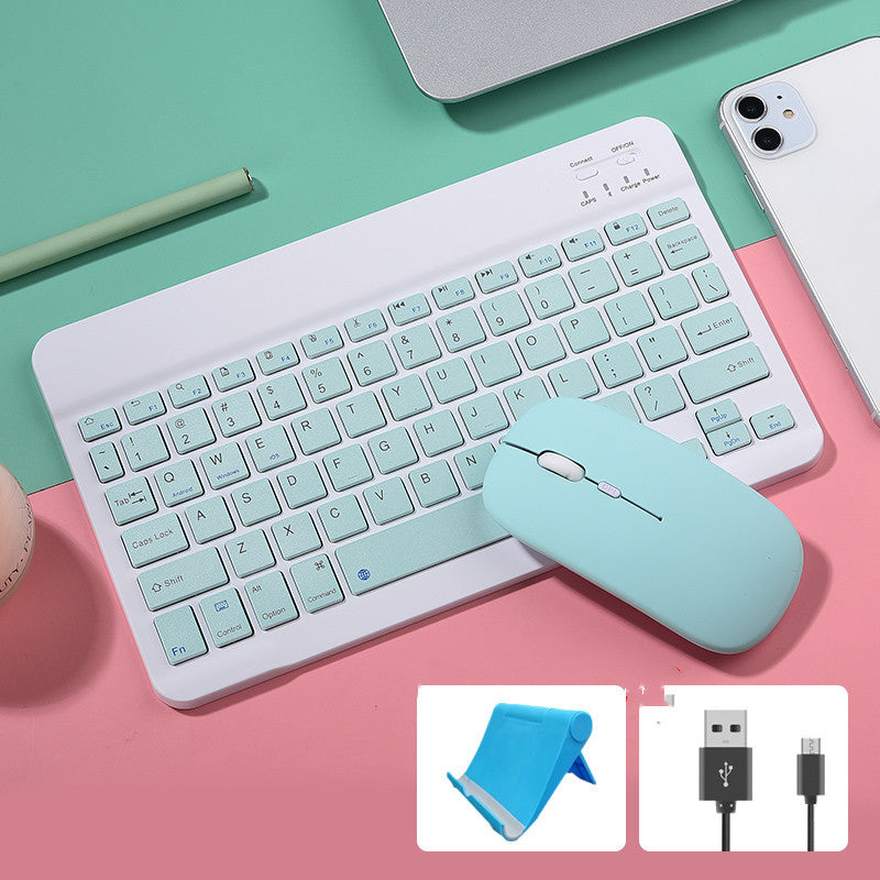 Can Be Connected To Mobile Phone Portable Mouse Set Mini Keyboard