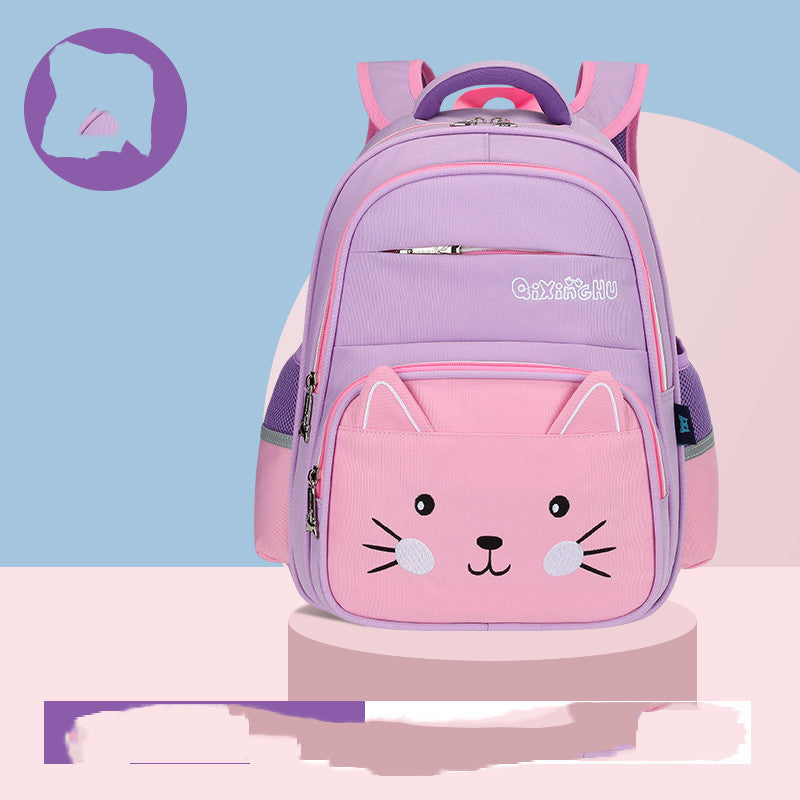 Cute Cartoon Shoulders Baby Lightweight Backpack Elementary School Schoolbag Store Hive UNIjuntos