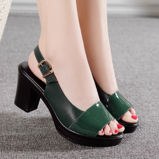 Korean Version New Summer Women's Anti Slip High-heeled Cool Mop