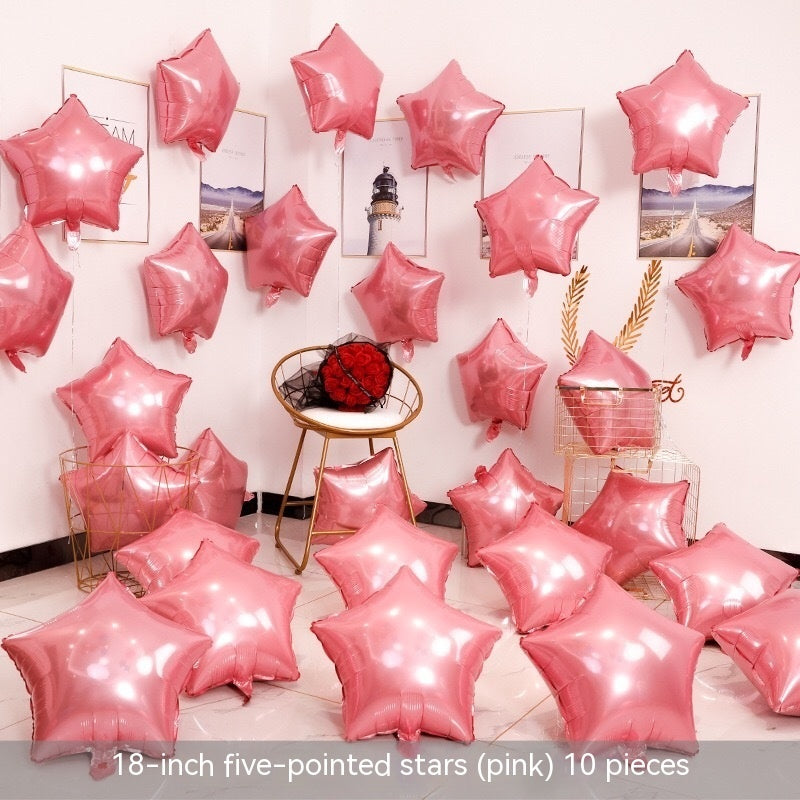 Heart-shaped Aluminum Balloon 520 Wedding Room Decoration Birthday Party
