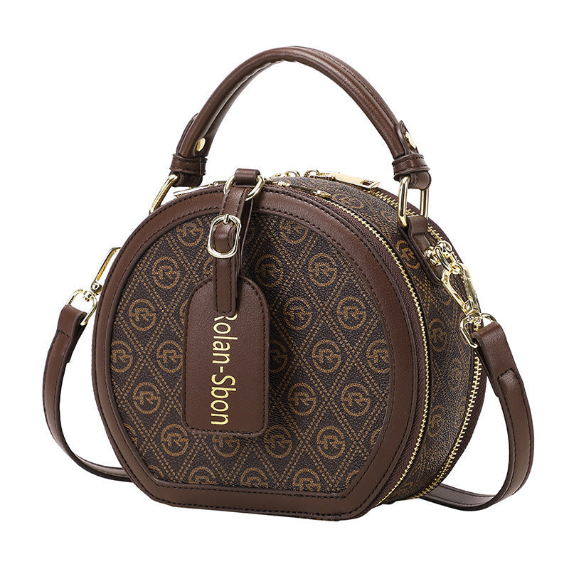 Sac à main de mode petit sac rond rétro Commuter Store Hive UNIjuntos