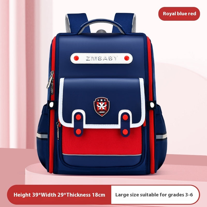 New Sesame Baby Primary School Schoolbag Grade 1-3-6 British Style Boys' Schoolbag Lightweight Girls Backpack Store Hive UNIjuntos